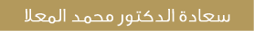 سعادة الدكتور محمد المعلا