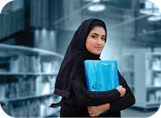 Dubai, UAE - June 28, 2024: Bookcases in the children's library in the Mohammed Bin Rashid Library in Dubai City.