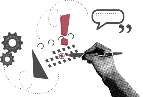 Trendy halftone collage of business concept. Illustration of planning,calendar,research,business report.Vector illustration of web banner,social media banner. Vector illustration